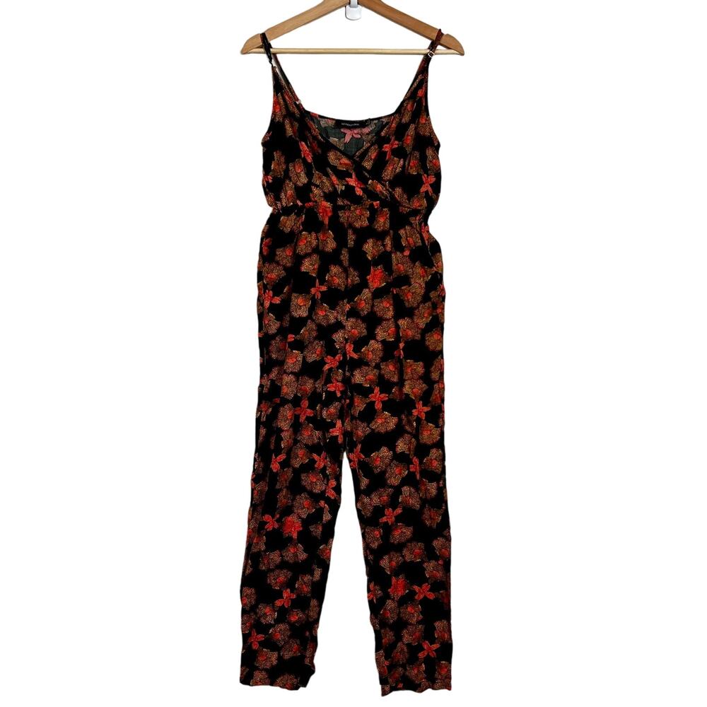 MINKPINK Floral‎ Print Sleeveless Jumpsuit Medium